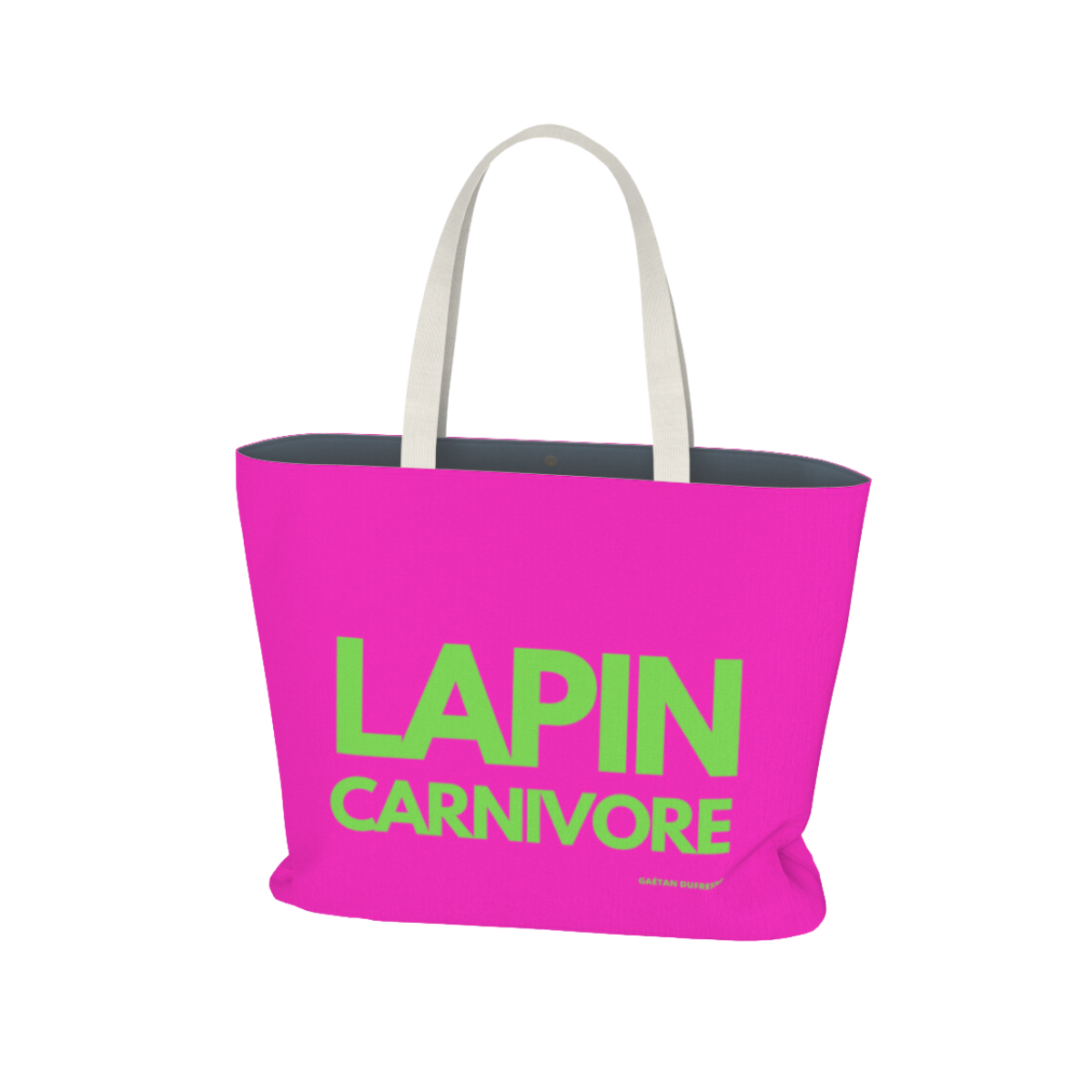 Sac de courses Lapin carnivore