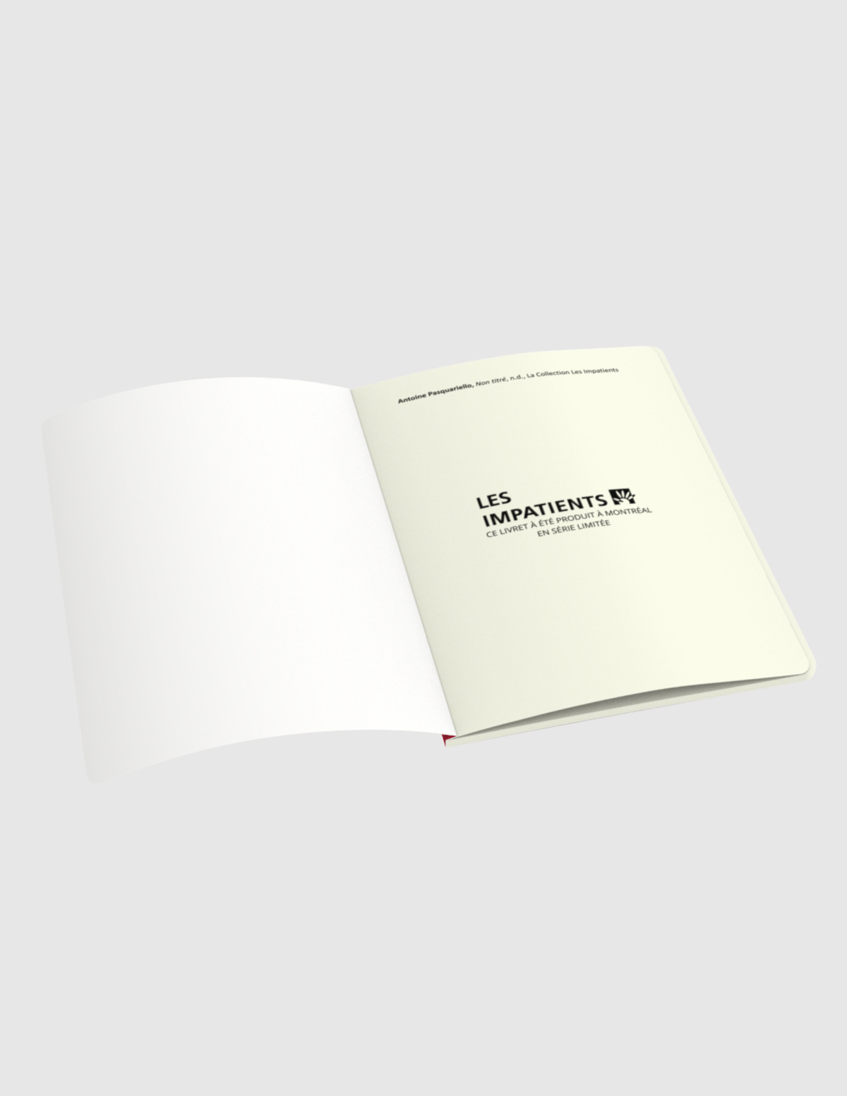 Cahier Pasquariello